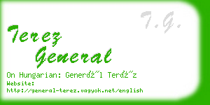 terez general business card